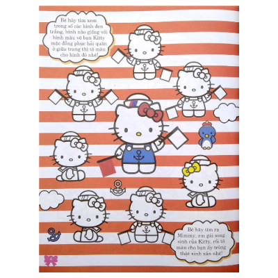 Hello Kitty - Rèn Luyện Khả Năng Sáng Tạo - Sách Tô Màu (TV)