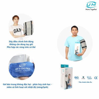 Túi chườm đai đeo nóng/lạnh X3 United Medicare (I10)