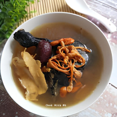 Gói canh (lẩu) đông trùng hạ thảo kiểu Hong Kong 50g, Set Nguyên Liệu Nấu Canh, Lẩu Kiểu Hong Kong