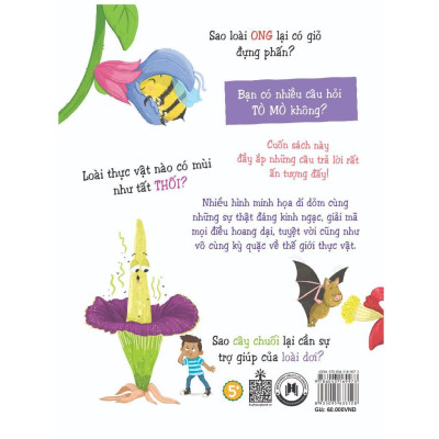 Sách - Những Câu Hỏi Tò Mò Và Giải Đáp Thú Vị Về Thực Vật - Huy Hoàng Bookstore