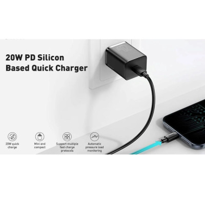 Củ sạc nhanh nhỏ gọn Baseus Super Si Quick Charger 1C 20W CCSUP- Hàng chính hãng