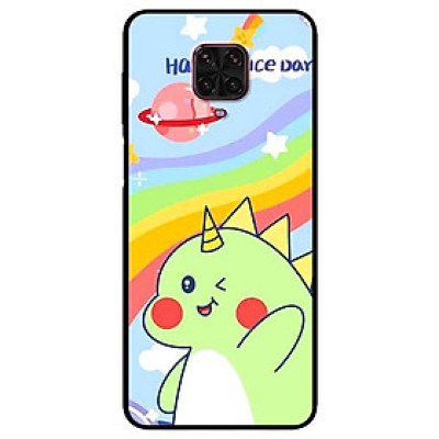 Ốp lưng dành cho Xiaomi Mi Redmi Note 9s - Note 9 Pro - Note 9 Pro Max - mẫu Khủng Long Xanh