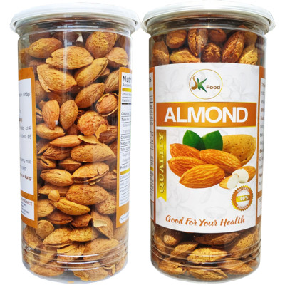 Hạnh Nhân Rang Bơ Hàng Nhập Khẩu Cao Cấp Thương Hiệu SK FOOD - Hũ 450G