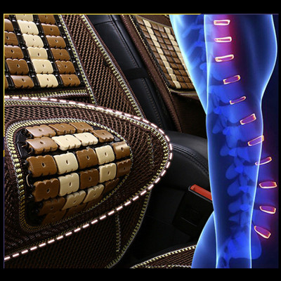 Đệm Lót Ghế Tựa Lưng Trên Xe Ô Tô, Văn Phòng Thẻ Tre Thoáng Khí, Mát Lạnh | Giảm Đau Mỏi Khi Ngồi Lâu