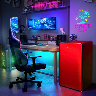 Tủ Lạnh Mini 82 Lít Hisense HR08DR/HR08DW Tiết Kiệm Điện, Ngăn Đông Làm Đá Bảo Hành 24 Tháng - Hàng Chính Hãng