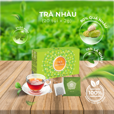 Trà Nhàu Túi Lọc SunBeleaf - TP026S - Trà Nhàu Giảm Đau Nhức Xương Khớp - Hàng Chính Hãng 100%