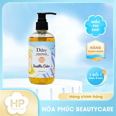 Sữa Tắm Sáng Da Hạt Tẩy Tế Bào Chết Diary Bright Shower Scrub (05 Mùi Hương)