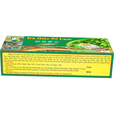 Combo 3 Hộp Trà Giảo Cổ Lam Kiểm Soát Vóc Dáng, Giảm Béo (Hộp 50 Túi Lọc X 2g)- Nguyên Thái Trang – Thảo Dược Thiên Nhiên – Tốt Cho Sức Khỏe