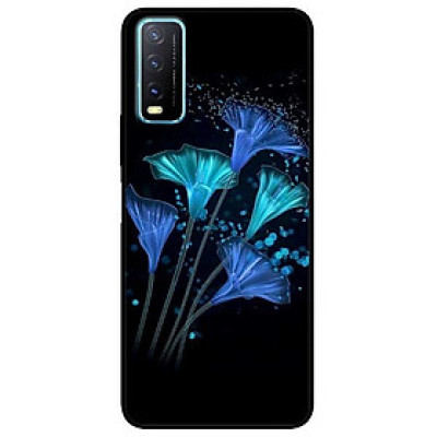 Ốp lưng dành cho Vivo Y20 - Y20s - Y12s mẫu Hoa Đêm Xanh