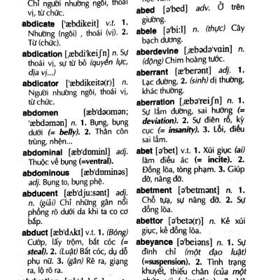 Từ Điển Anh-Việt 75.000 Mục Từ Và Định Nghĩa - Bìa Cứng