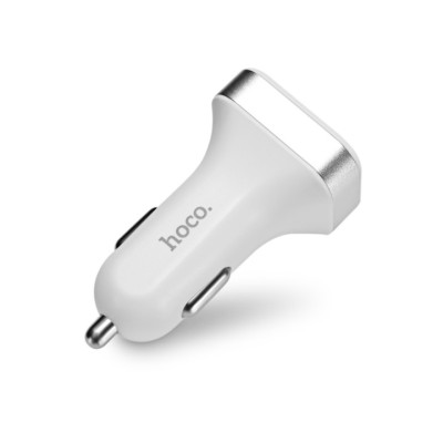 Tẩu sạc  tốc độ cao trên ô tô, xe hơi  tích hợp màn hình LCD hiển thị thông tin điện áp của xe, Hỗ trợ 2 cổng USB DC 5V-3.1A nhãn hiệu Hoco Z3