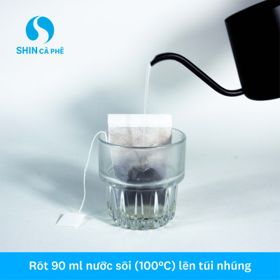 Cà phê Khe Sanh Blend - SHIN Cà Phê - Túi Nhúng - Hộp 10 gói