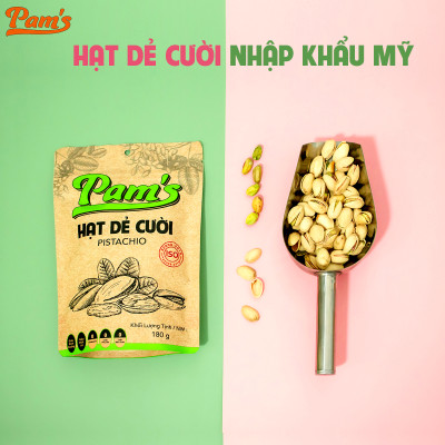 COMBO Chăm Sóc Tim Mạch - Hạt Óc Chó Chile (500g) + Hạnh Nhân Rang Bơ(500g) + Hạt Dẻ Cười(180g) Pam