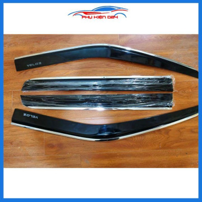 Vè che mưa chỉ INOX Veloz 2022-2023 che mưa chống va đập trang trí xe