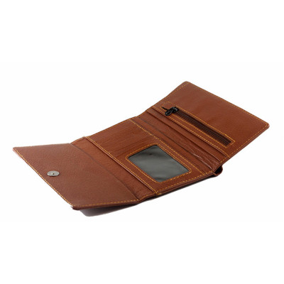 Ví Nữ Huy Hoàng HT3111 (9.5 x 19 cm) - Nâu