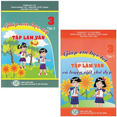 Combo Sách Giúp Em Học Tốt Tập Làm Văn Lớp 3 - Tập 1 + 2 (Bộ 2 Cuốn)