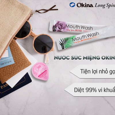 Nước súc miệng dạng thanh LONG SPIN BOTANICAL Nhật Bản hương Thảo Mộc – Combo 10 thanh x 10ml