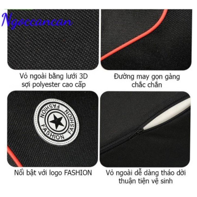 Bộ Gối Tựa Đầu Và Tựa Lưng Cao Su Non Cao Cấp Dành Cho  Ô Tô Xe Hơi