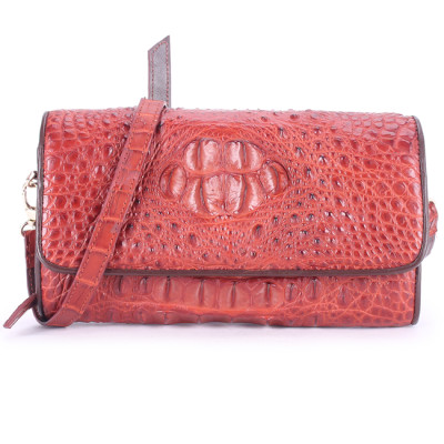 HP6255-56-57-58 - Túi đeo nữ da cá sấu Huy Hoàng màu đen, nâu đỏ, vàng, nâu đất