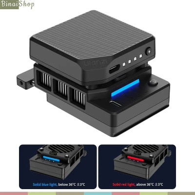 Ulanzi CU01 - Bộ Quạt Tản Nhiệt Di Động 3 Cấp Độ, Tích Hợp Pin Dành Cho Máy Ảnh DSLR - Hàng chính hãng