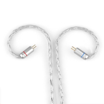 Cáp TRN T2 HiFi có thể tháo rời 16 lõi dây cắm tai nghe 3,5 mm được mạ bạc