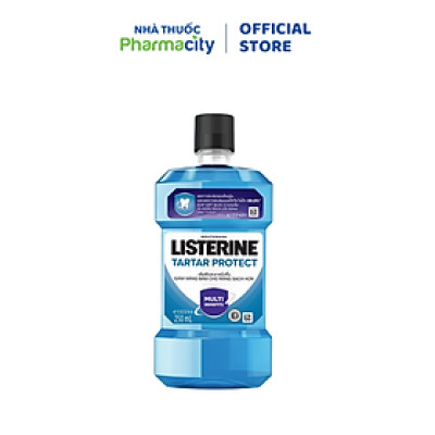 Nước Súc Miệng Listerine Ngăn Ngừa Mảng Bám 250ml