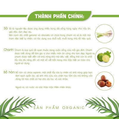 Nước lau sàn hương Sả Chanh An An, Khử mùi đuổi muỗi đuổi côn trùng, thảo mộc thiên nhiên
