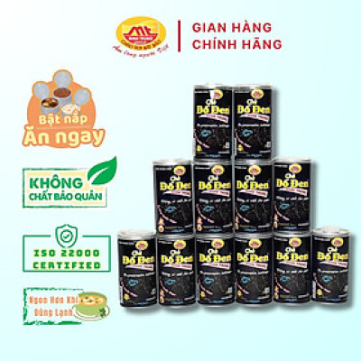 Chè đỗ đen Minh Trung 365g - Chè Đỗ Đen 12 (combo 12 lon)