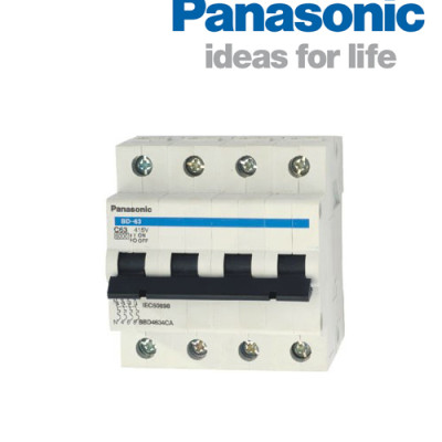 Cầu dao Panasonic 4 pha DIN BD Breaker DIN Type - Hàng chính hãng