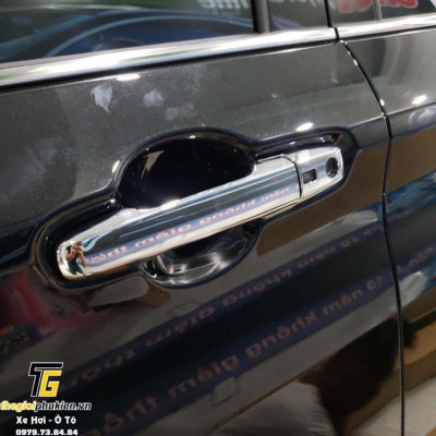 Ốp hõm cửa, tay nắm cửa xe Toyota Veloz mạ Crom