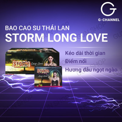 Bộ 5 hộp bao cao su Storm hương dâu | Hộp 10 cái