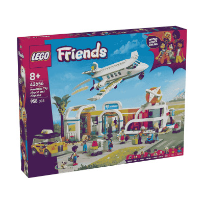 LEGO FRIENDS 42656 Đồ Chơi Lắp Ráp Sân Bay Và Máy Bay Thành Phố Heartlake (958 chi tiết)