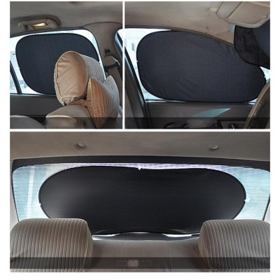 Rèm chắn nắng cho Ô tô Bộ 6 Tấm Chắn Nắng 2 lớp vài tráng bạc phản tia UV 99% cho xe hơi