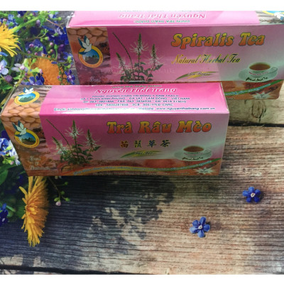 Combo 3 Hộp Trà Râu Mèo Thông Tiểu Trừ Sỏi Thận (Hôp 50 Túi Lọc X 2g) - Nguyên Thái Trang – Thảo Dược Thiên Nhiên - Tốt Cho Sức Khỏe