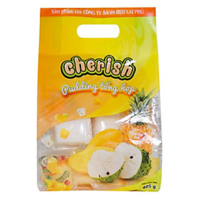 Thạch pudding Cherish vị Tổng Hợp 405g
