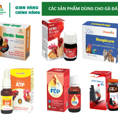 Vemedim Strychnal B1 dùng cho gà đá chống suy nhược, kích thích thần kinh, chai 10ml