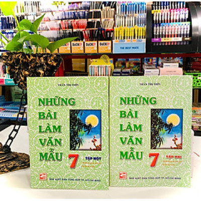 Sách - Những Bài Làm Văn Mẫu Lớp 7 Combo 2 Tập ( bộ kết nối tri thức )