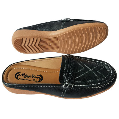 Dép Sục Nữ Da Bò Thật BIGGBEN Cao 3 phân SBN51