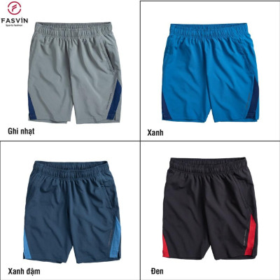 Quần Đùi Nam FASVIN Vải Gió Nhẹ Mát Hàng Nhà Máy Chất Lượng Cao Thể Thao Hay Mặc Nhà Q22508.HN