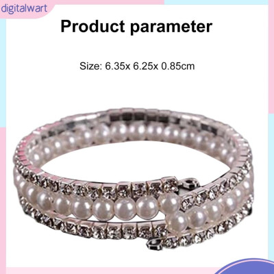 Vòng chuỗi đeo tay thiết kế hạt ngọc trai nhân tạo sang trọng quý phái dành cho nữ