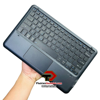 Bao da kèm bàn phím cho SamSung Galaxy Tab S7 FE, Tab S7+ Plus, Tab S8+ Plus có bàn di chuột TrackPad - Hàng nhập khẩu