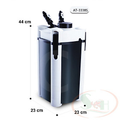 Lọc thùng Atman AT 3336S, 3338S, 3339S canister filter lọc ngoài bể cá tép thủy sinh