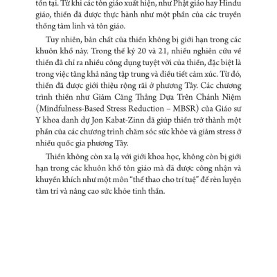 Sách - Y Học Và Sức Khỏe - Sống Khỏe Từ A Đến Z - Thảnh Thơi Cùng Thiền