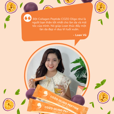 Bột Peptide COZO Oligo Peptide Giúp Tăng Cường Sản Xuất Collagen, Chống Lão Hóa, Làm Trắng Da và Dưỡng Ẩm
