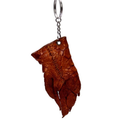 Móc khóa Huy Hoàng da cá sấu màu đen, nâu đất, vàng bò, nâu đỏ HC8210-11-12-24