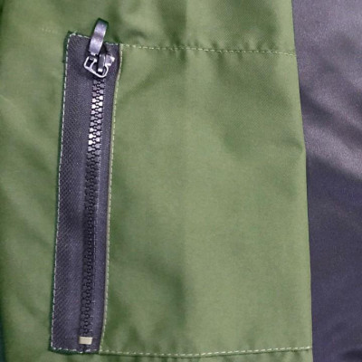 Áo khoác dù chống thấm nước 2 lớp cao cấp  AK34 - Đen