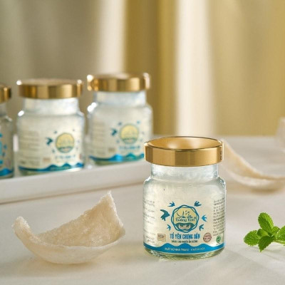 [CHÍNH HÃNG] Yến Sào Hoàng Kim - Hộp Quà Lộc Phát Phú Quý (50g Tổ Yến Thượng Hạng & 4 Hũ Yến Mix 2 Vị) - Quà Tết Doanh Nghiệp, Biếu Tặng Đối Tác