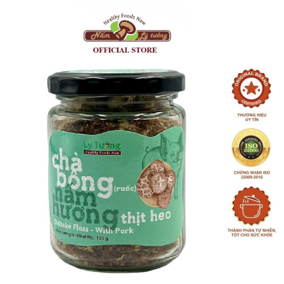 Chà Bông (Ruốc) Nấm Hương Thịt Heo Lý Tưởng 100g, Sản Phẩm Đạt Chứng Nhận OCOP 3 Sao Của Thành Phố Hà Nội
