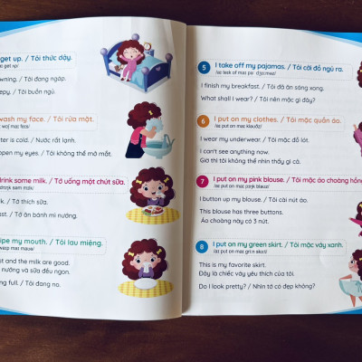 900 Câu Giao Tiếp Tiếng Anh Thường Dùng Hàng Ngày - Cẩm Nang Cho Mẹ Cùng Con Học Tiếng Anh Mỗi Ngày (Kèm file nghe quét mã QR)