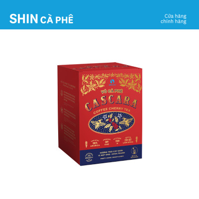Trà túi nhúng Cascara - SHIN Cà Phê - Túi Nhúng - Hộp 10 gói